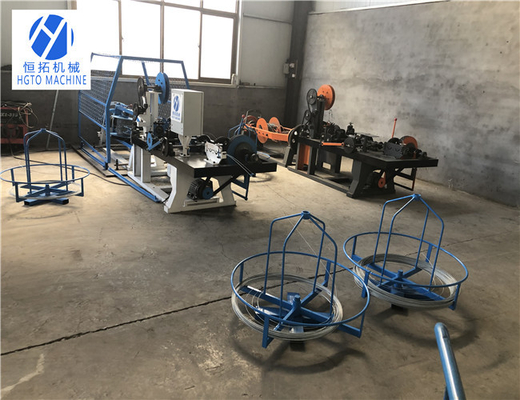 HGTO 3KW 철조망 제조기, PVC 코팅된 철조망 울타리 기계